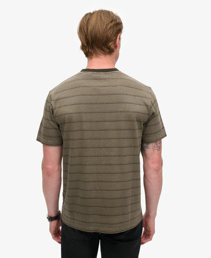 Washed Morel Brown Stripe
