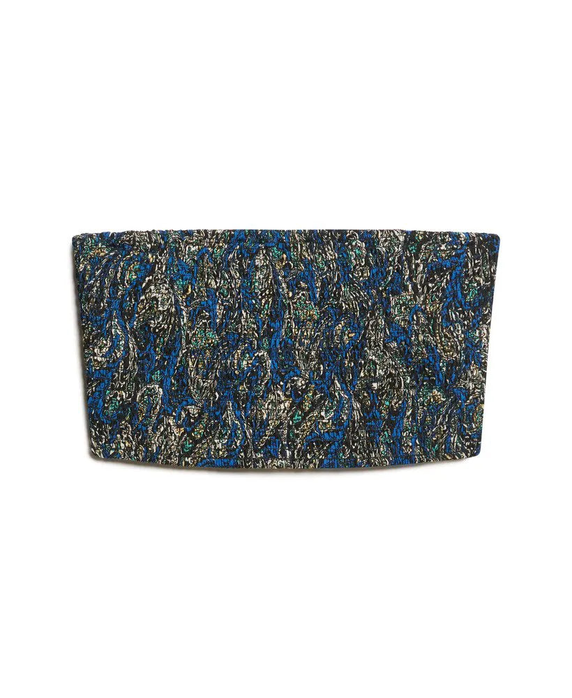 Navy Leaf Paisley