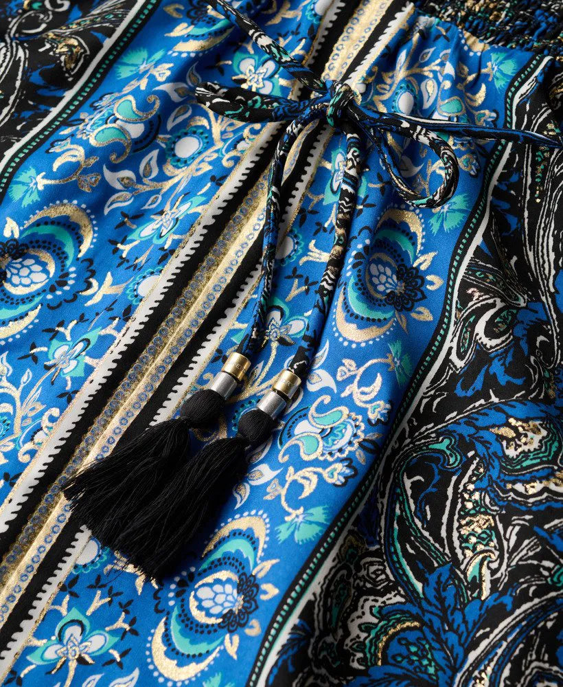 Paisley Print Bandeau Dress