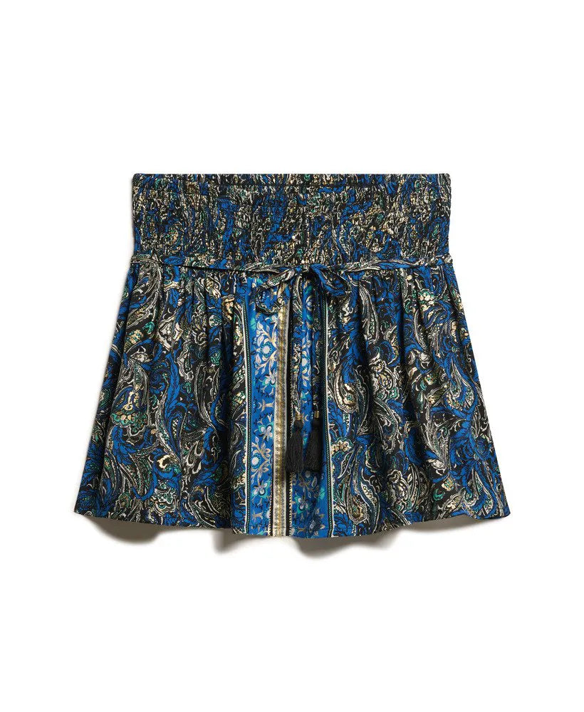 Navy Leaf Paisley
