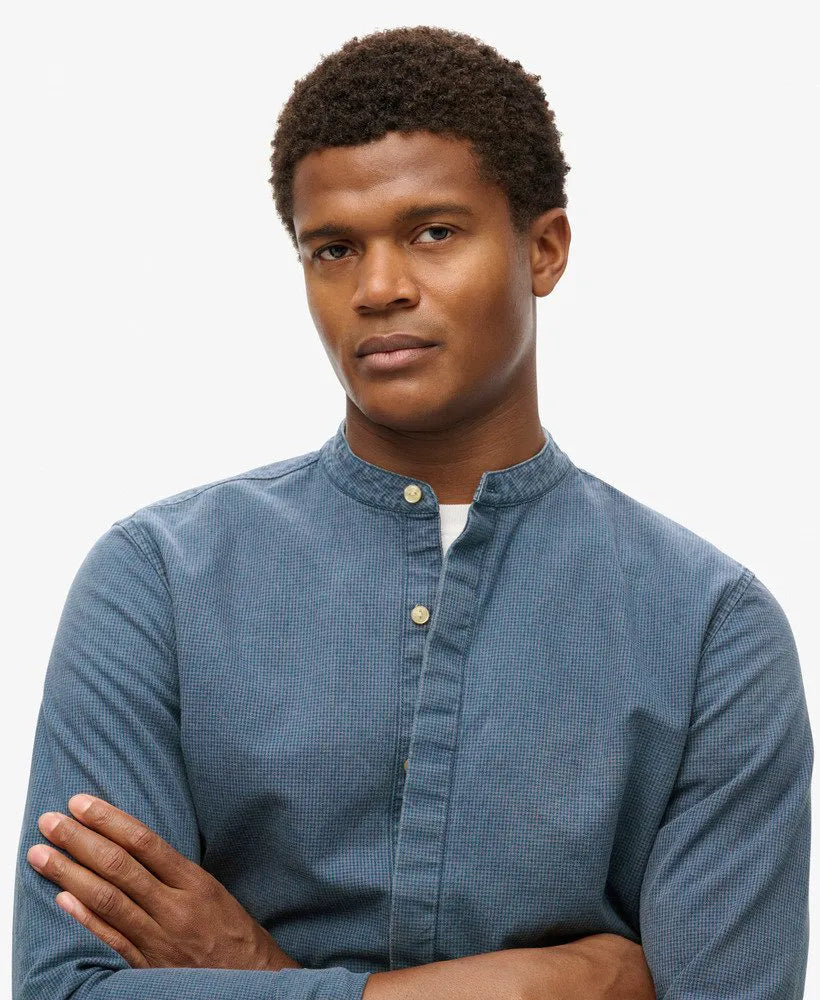 The Merchant Store - Indigo Henley Shirt