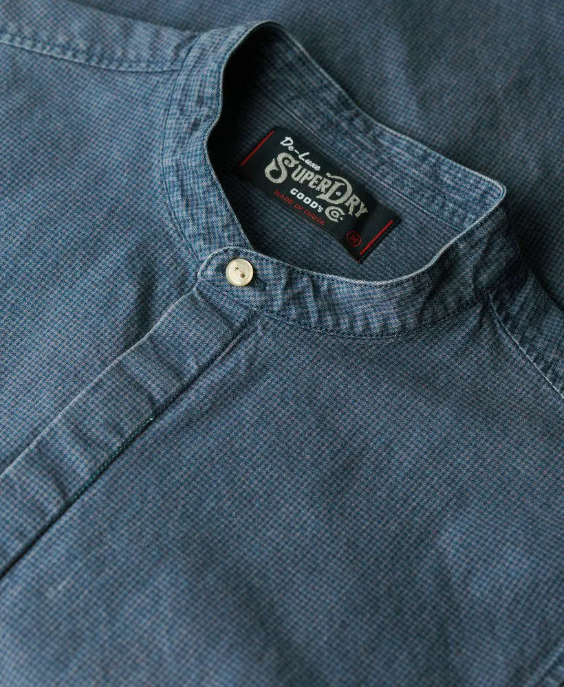 The Merchant Store - Indigo Henley Shirt