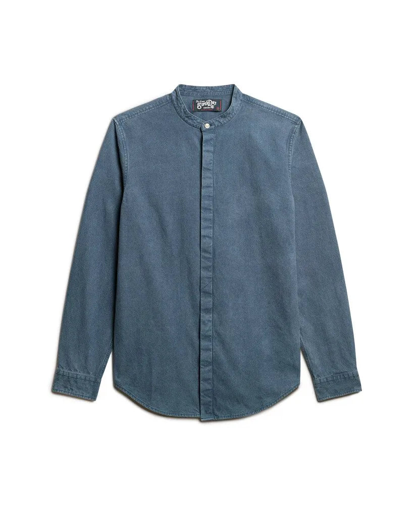 The Merchant Store - Indigo Henley Shirt