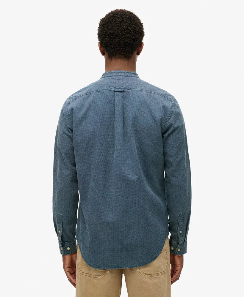 The Merchant Store - Indigo Henley Shirt