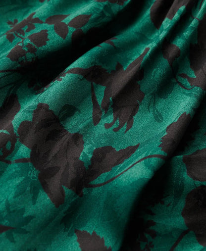 Maxi Cowl Neck Jacquard Dress