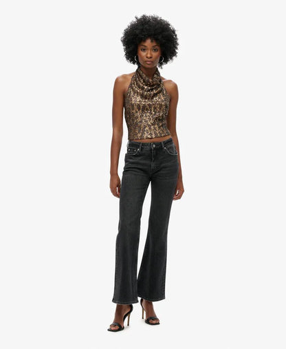Brown Gold Sequin