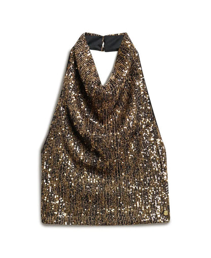 Brown Gold Sequin