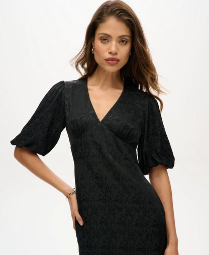 Short Sleeve Midi Dress