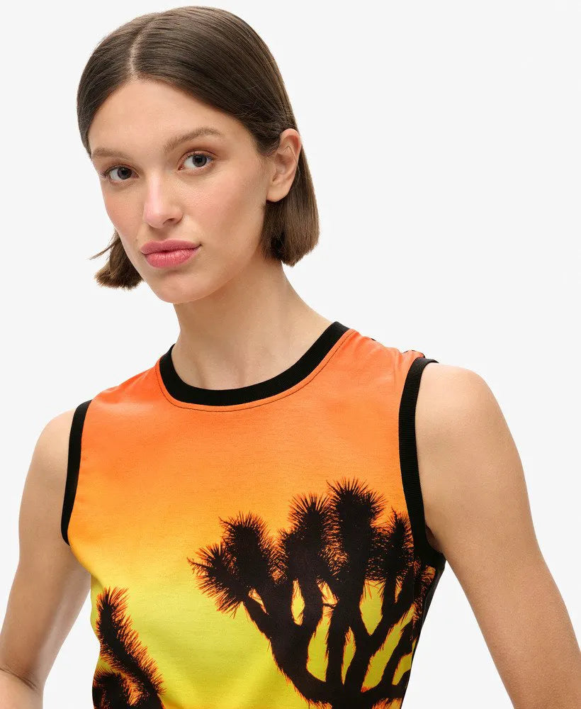 Yellow Sunset AOP