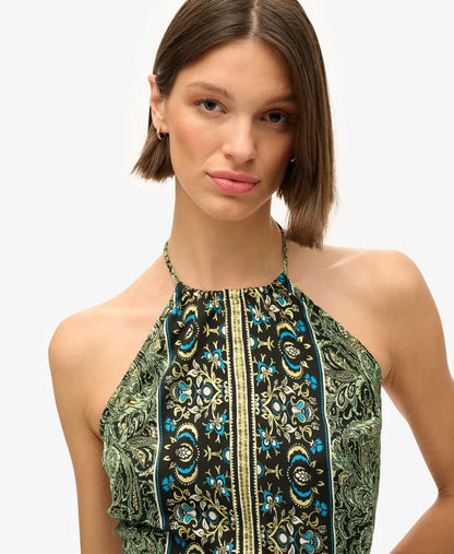 Green Leaf Paisley