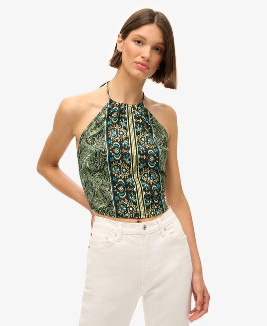 Green Leaf Paisley