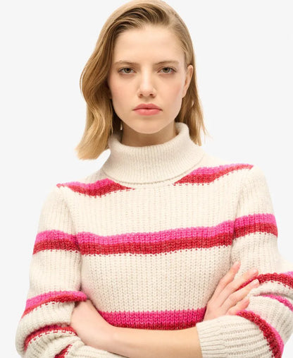 Pink Yarrow Stripe