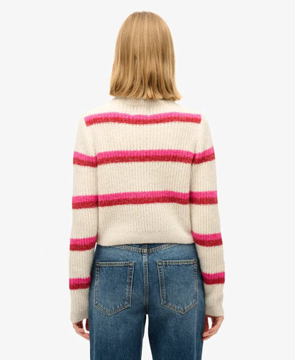 Pink Yarrow Stripe