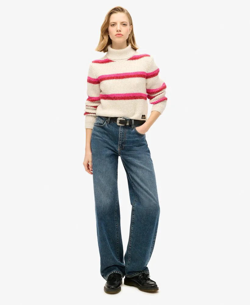 Pink Yarrow Stripe