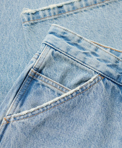 Mid Rise Denim Carpenter Jeans