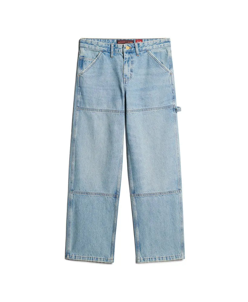 Mid Rise Denim Carpenter Jeans