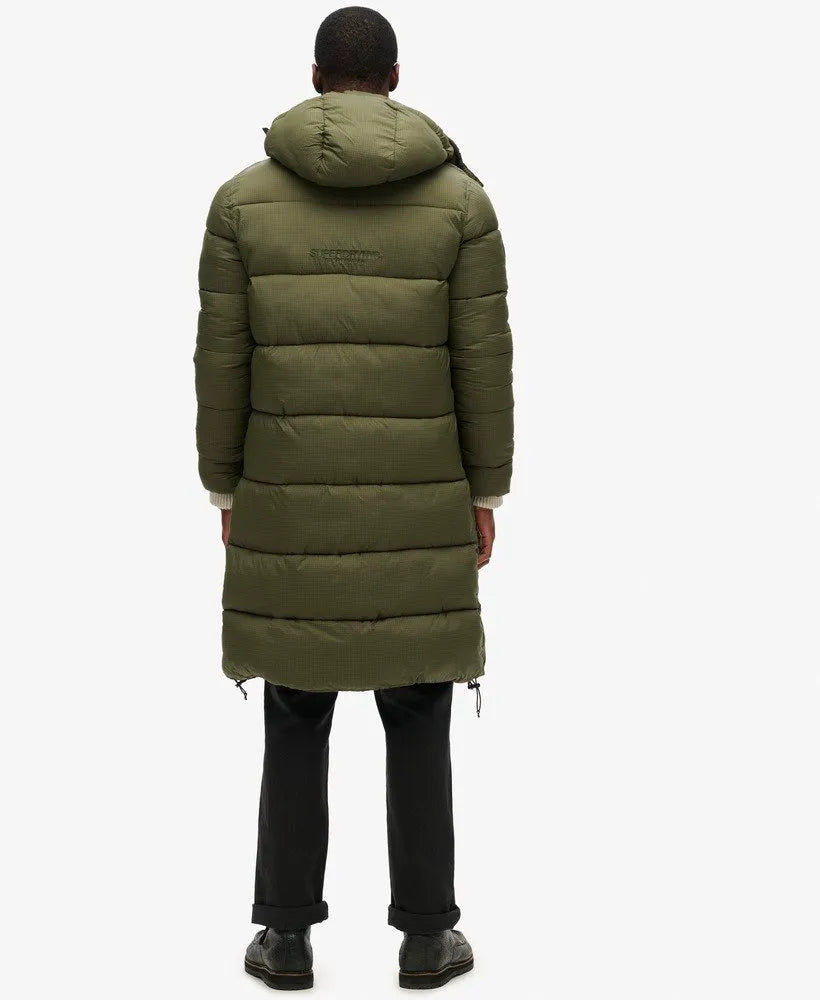 Dark Moss Green Grid