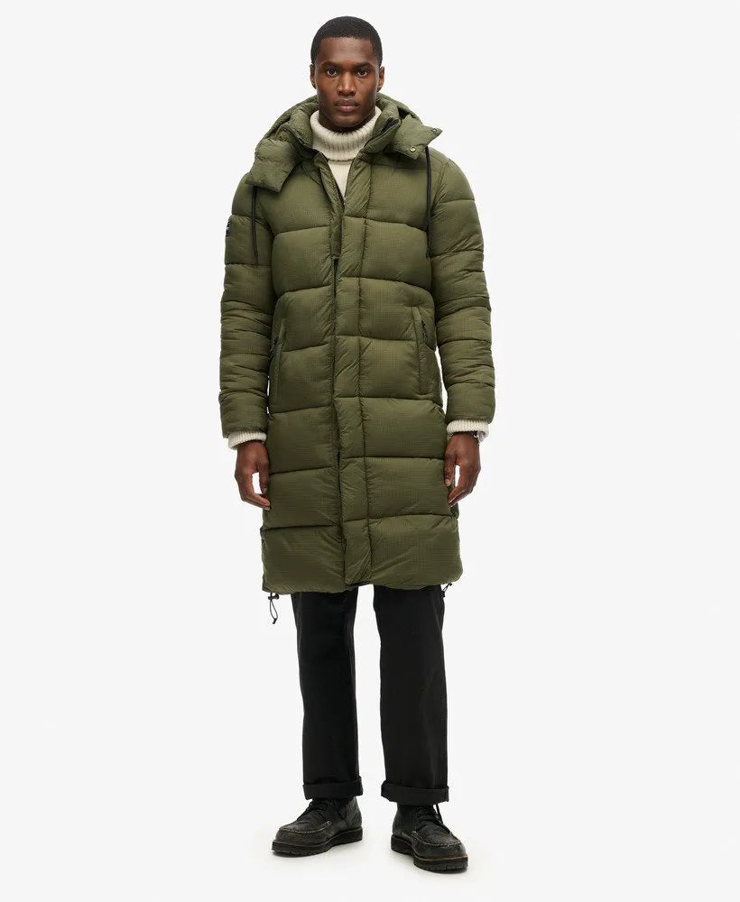 Dark Moss Green Grid
