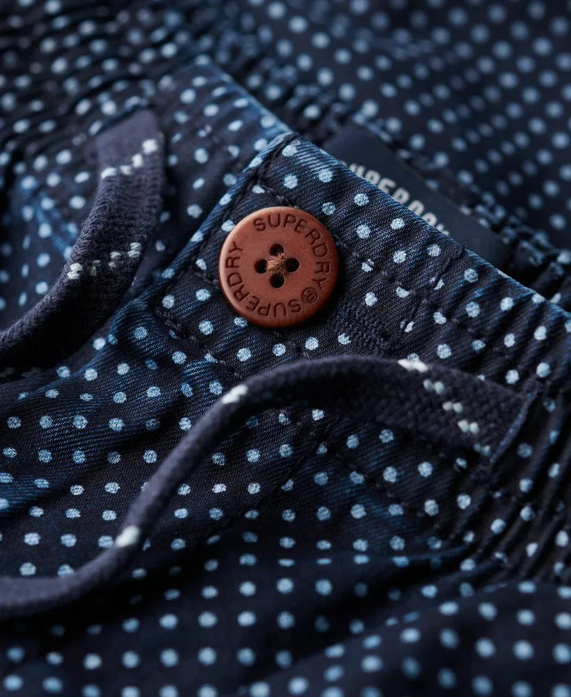 Indigo Bermuda Dot Shorts