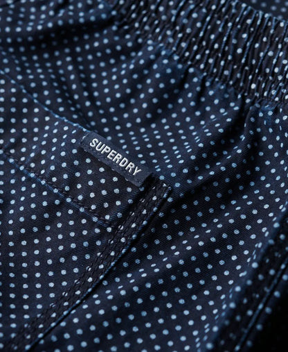 Indigo Bermuda Dot Shorts