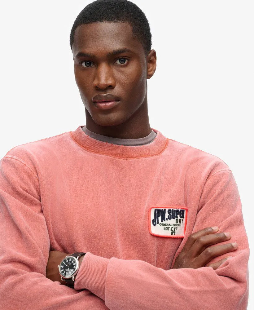 Mechanic Loose Fit Crew Sweatshirt