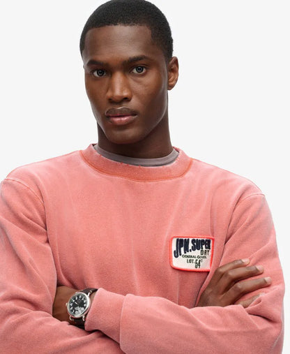 Mechanic Loose Fit Crew Sweatshirt