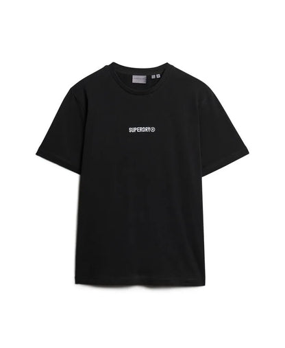 Micro Logo Graphic Loose T-Shirt