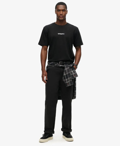 Micro Logo Graphic Loose T-Shirt