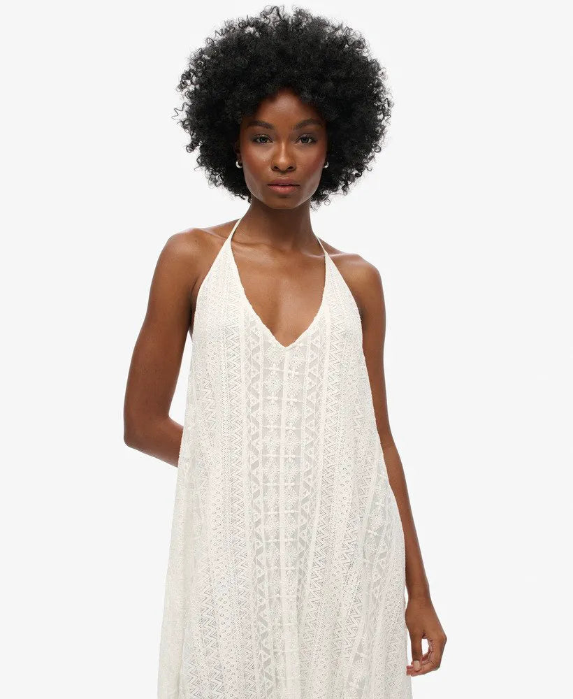All Lace Midi Dress