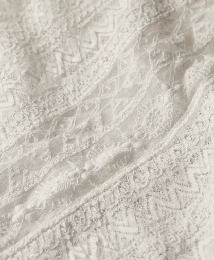 All Lace Midi Dress