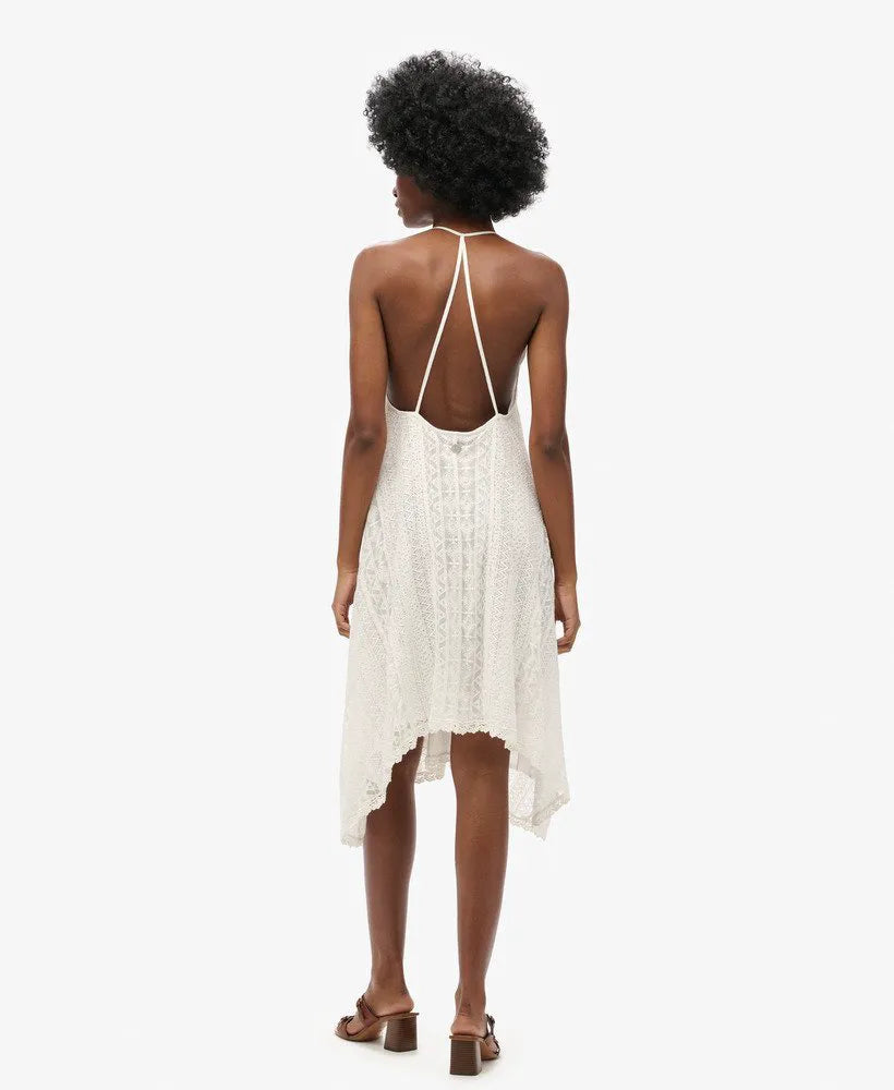 All Lace Midi Dress
