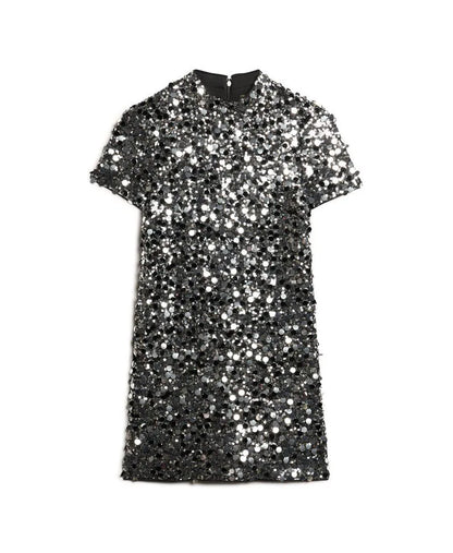 Sequin T-Shirt Mini Dress
