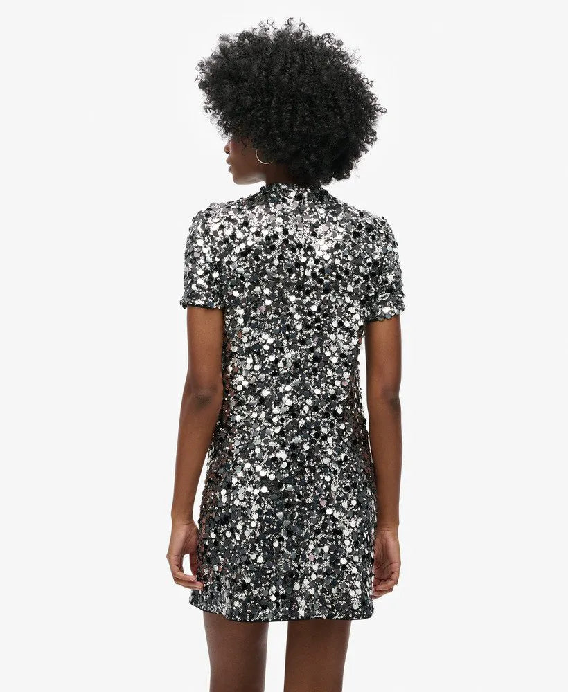 Sequin T-Shirt Mini Dress