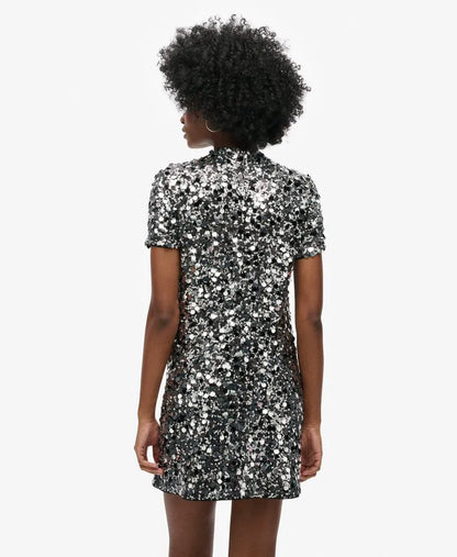 Sequin T-Shirt Mini Dress