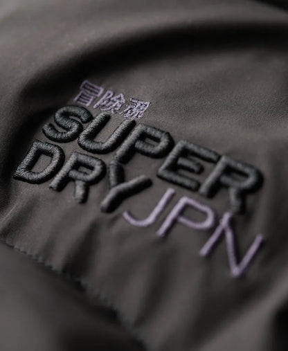 Hooded Sports Puffer Bomber Jacket