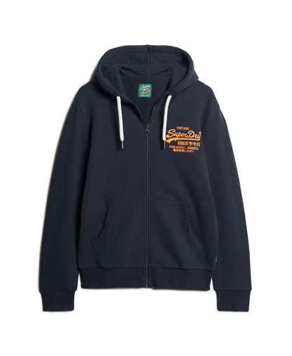 Neon Vintage Logo Zip Hoodie