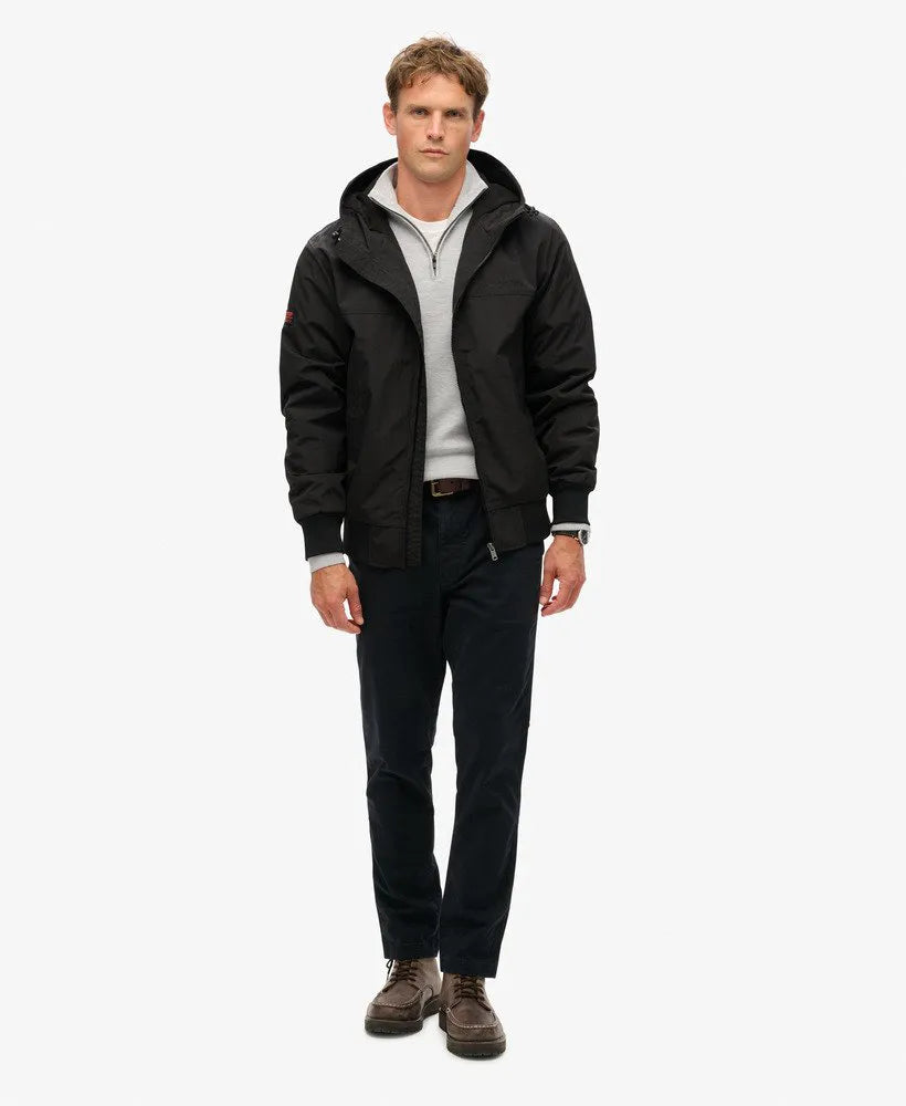 Surplus Nylon Hooded Bomber Jacket