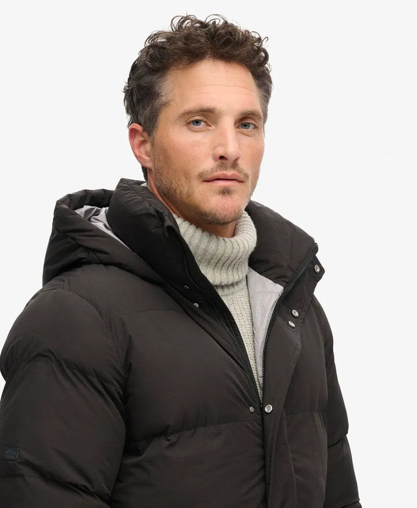 Longline Hooded Puffer Coat