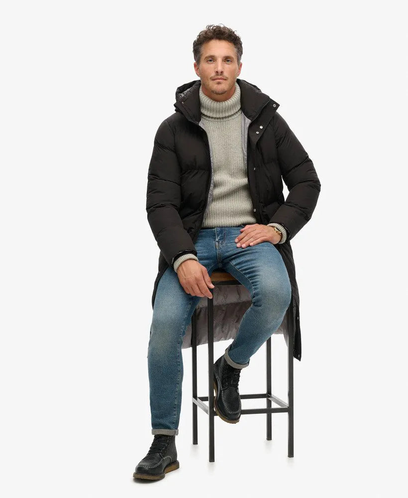 Longline Hooded Puffer Coat