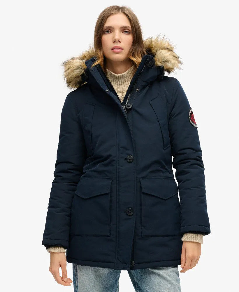 Everest Faux Fur Hooded Parka Coat