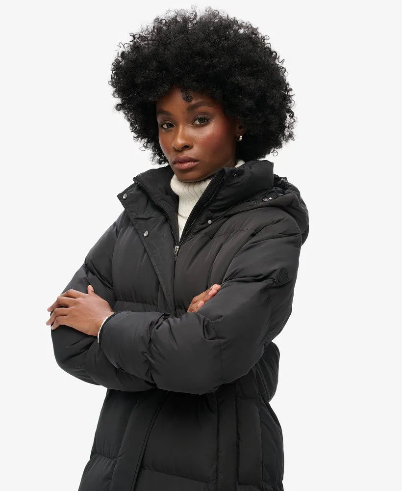 Maxi Hooded Puffer Coat
