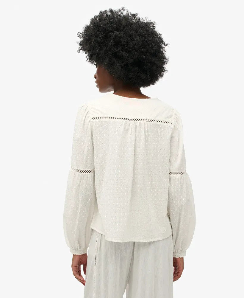 Ibiza Long Sleeve Beach Blouse
