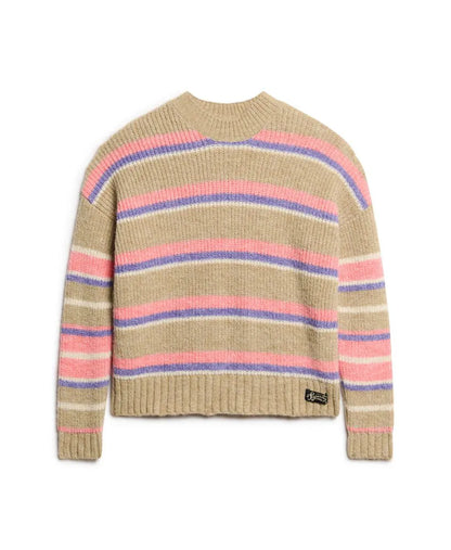 Multi Stripe Crew Jumper