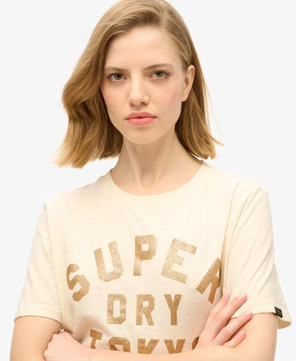 Glitter Logo Relaxed T-Shirt