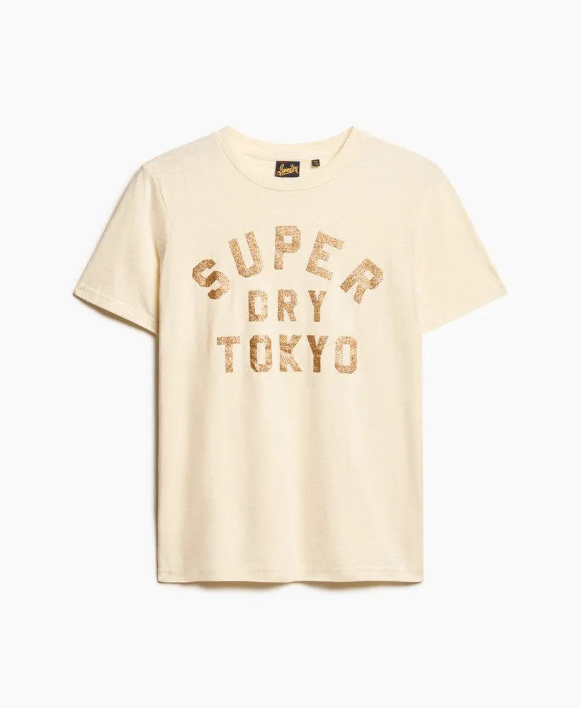 Glitter Logo Relaxed T-Shirt