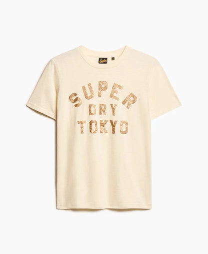 Glitter Logo Relaxed T-Shirt