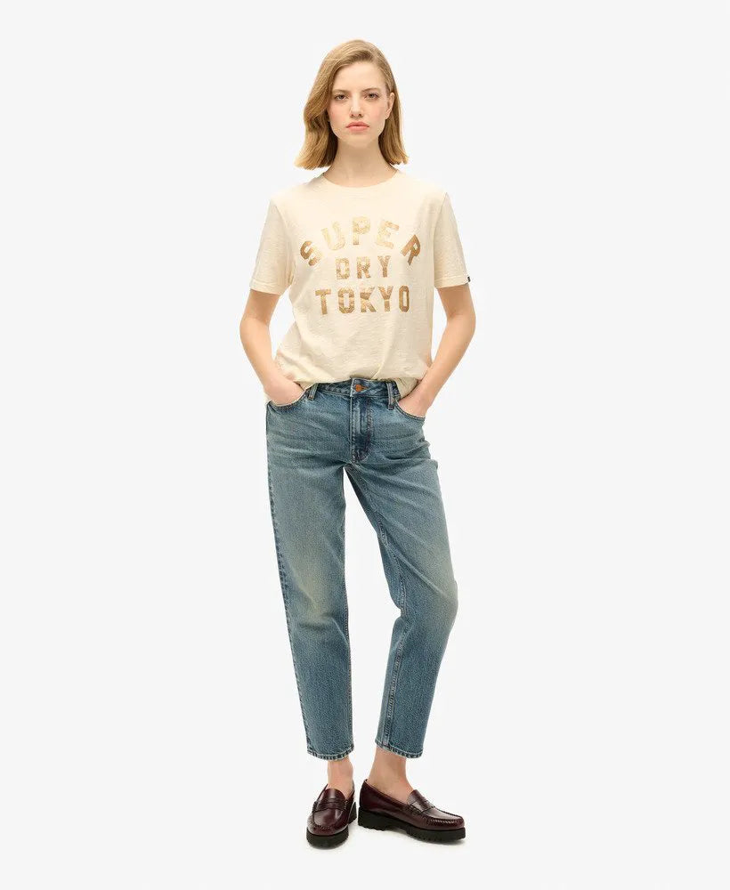 Glitter Logo Relaxed T-Shirt