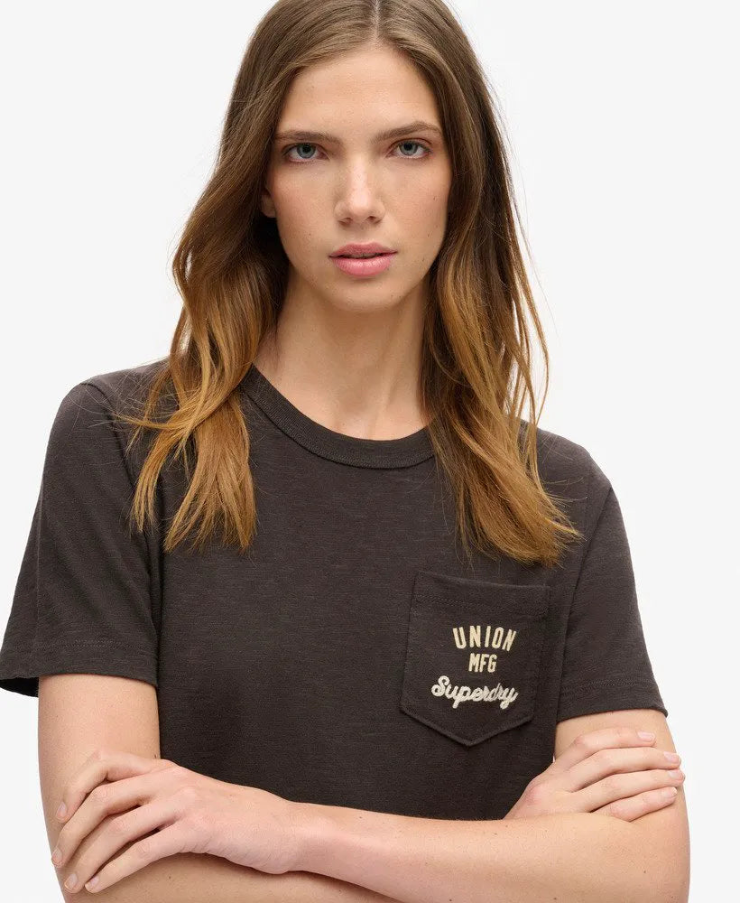 Workwear Embroider Pocket T-Shirt