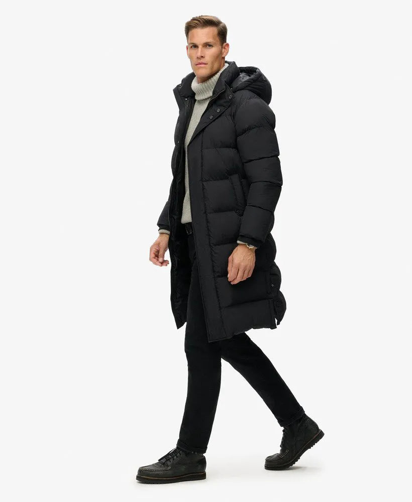 Hooded Longline Puffer Jacket
