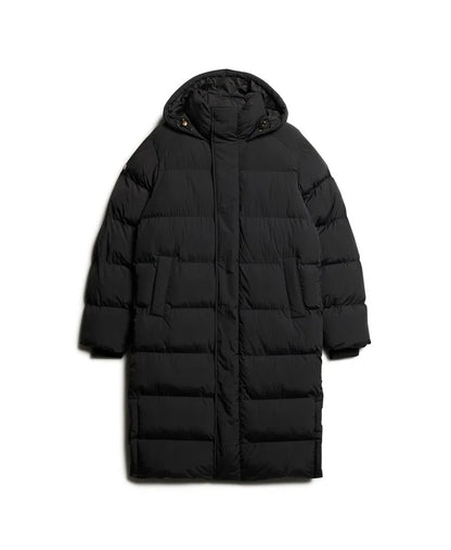 Hooded Longline Puffer Jacket